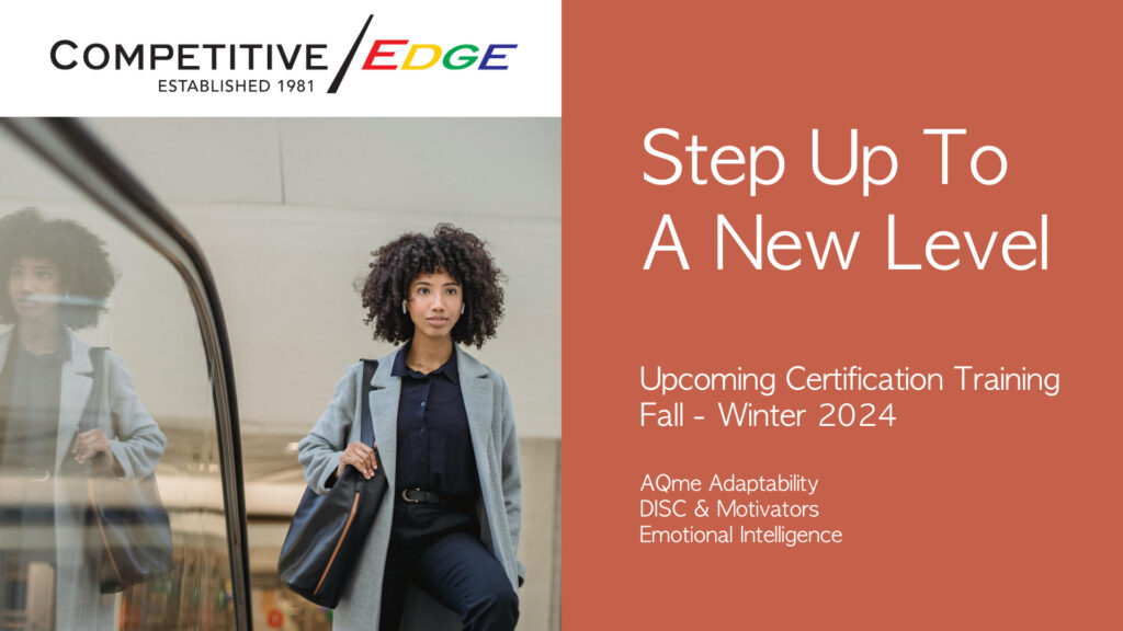 Fall Winter 2024 Training Schedule Competitive Edge Inc